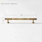 Sean Brass Knob & Pull Bar - Residence Supply