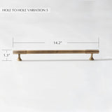 Sean Brass Knob & Pull Bar - Residence Supply
