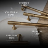 Sean Brass Knob & Pull Bar - Residence Supply