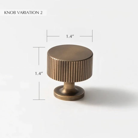 Sean Brass Knob & Pull Bar - Residence Supply