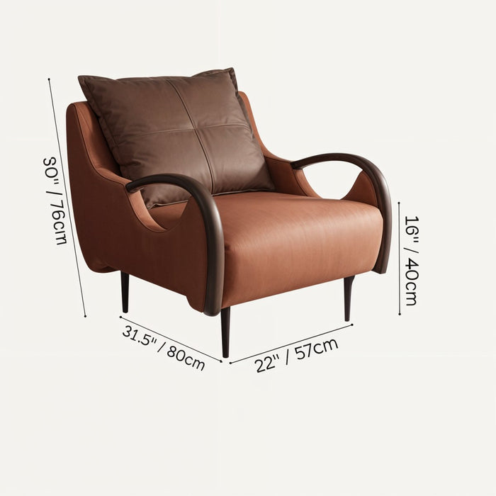 Seden Accent Chair Size