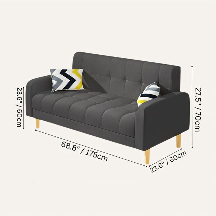 Sedilia Arm Sofa Size 