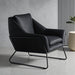 Seiza Mid-Century Modern Velvet Accent Chair: Inspired by mid-century design, this accent chair boasts tapered legs and luxurious velvet upholstery, offering a retro-inspired statement piece for modern homes.