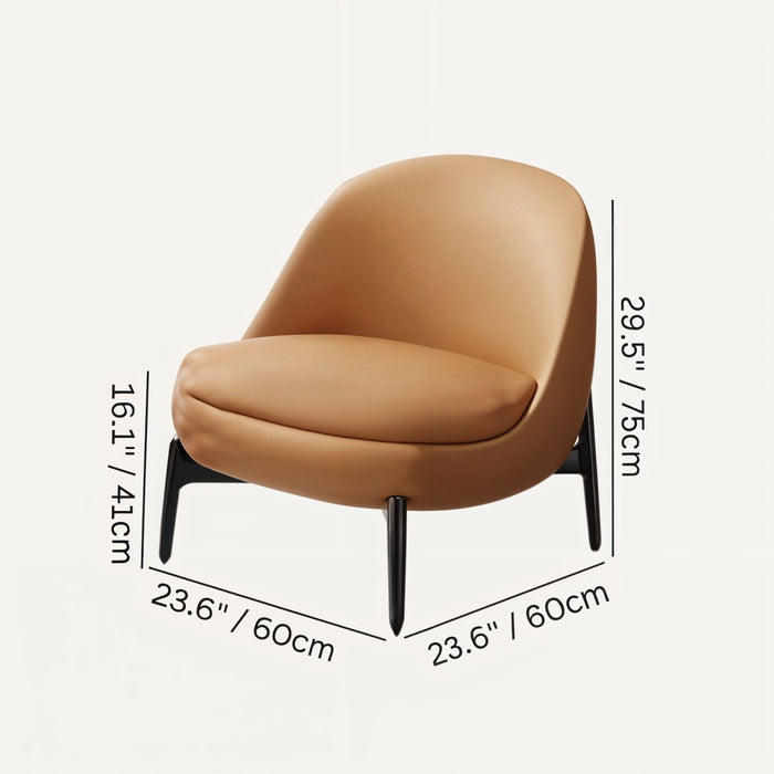 Selja Accent Chair Size Chart