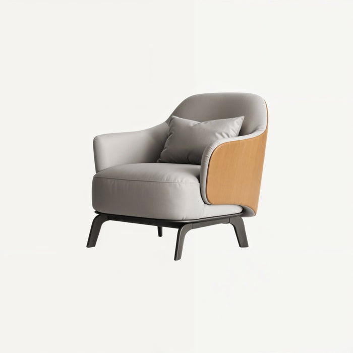 Sella Scandinavian Linen Accent Chair: Clean lines, light wood accents, and crisp linen upholstery characterize this Scandinavian-inspired accent chair, creating a minimalist and airy look that's perfect for modern interiors.