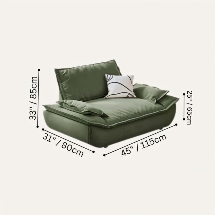 Elegant Sellae Pillow Sofa
