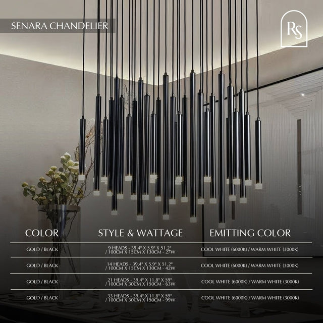 Senara Chandelier - Residence Supply