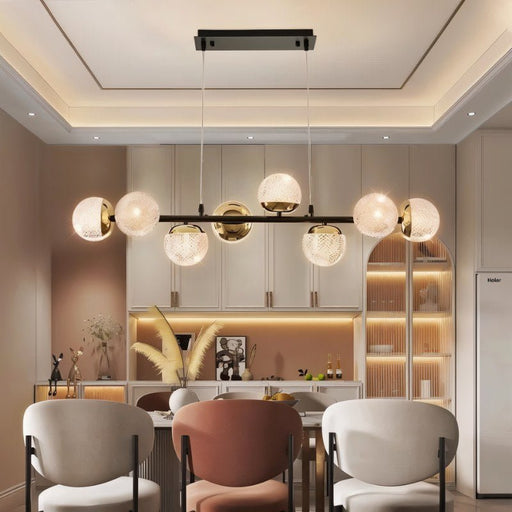 Serenia Linear Chandelier - Dining Room Lighting Fixtures