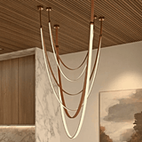 Shalom Leather Chandelier - Residence Supply