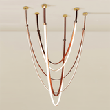 Shalom Leather Chandelier - Residence Supply
