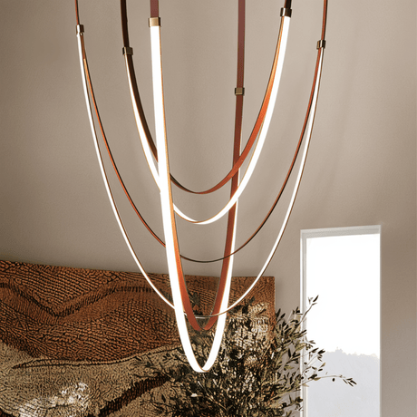 Shalom Leather Chandelier - Residence Supply