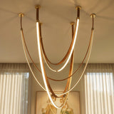 Shalom Leather Chandelier - Residence Supply