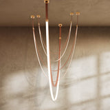 Shalom Leather Chandelier - Residence Supply