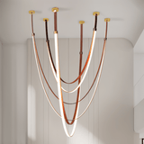 Shalom Leather Chandelier - Residence Supply
