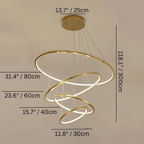 Shalom Round Chandelier