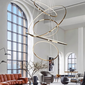 Shalom Round Chandelier - Living Room Lighting