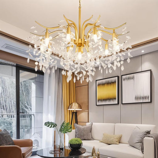 Shama Crystal Chandelier - Living Room Lighting
