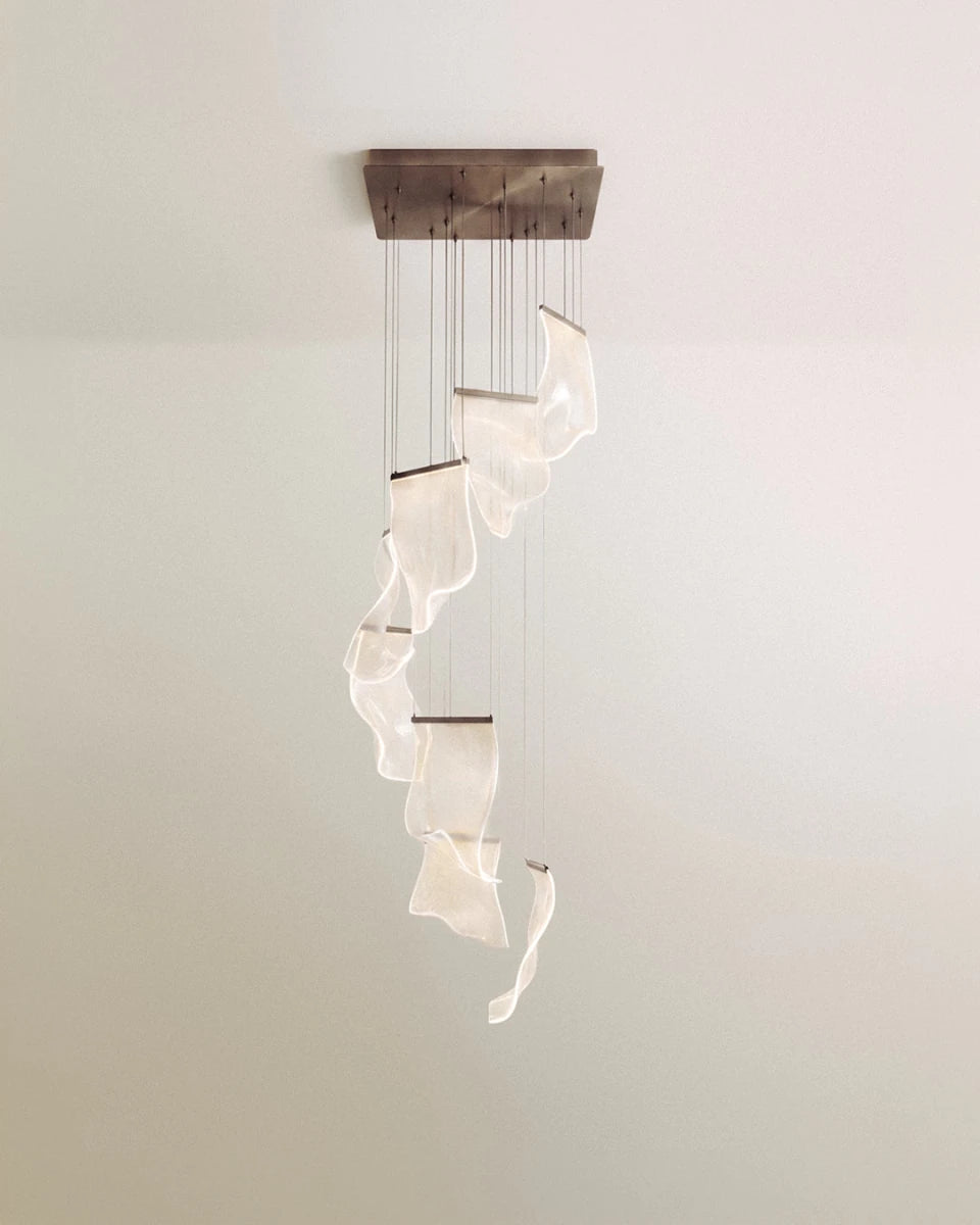 Sheets Chandelier (Rectangle Ceiling Mount) - Residence Supply