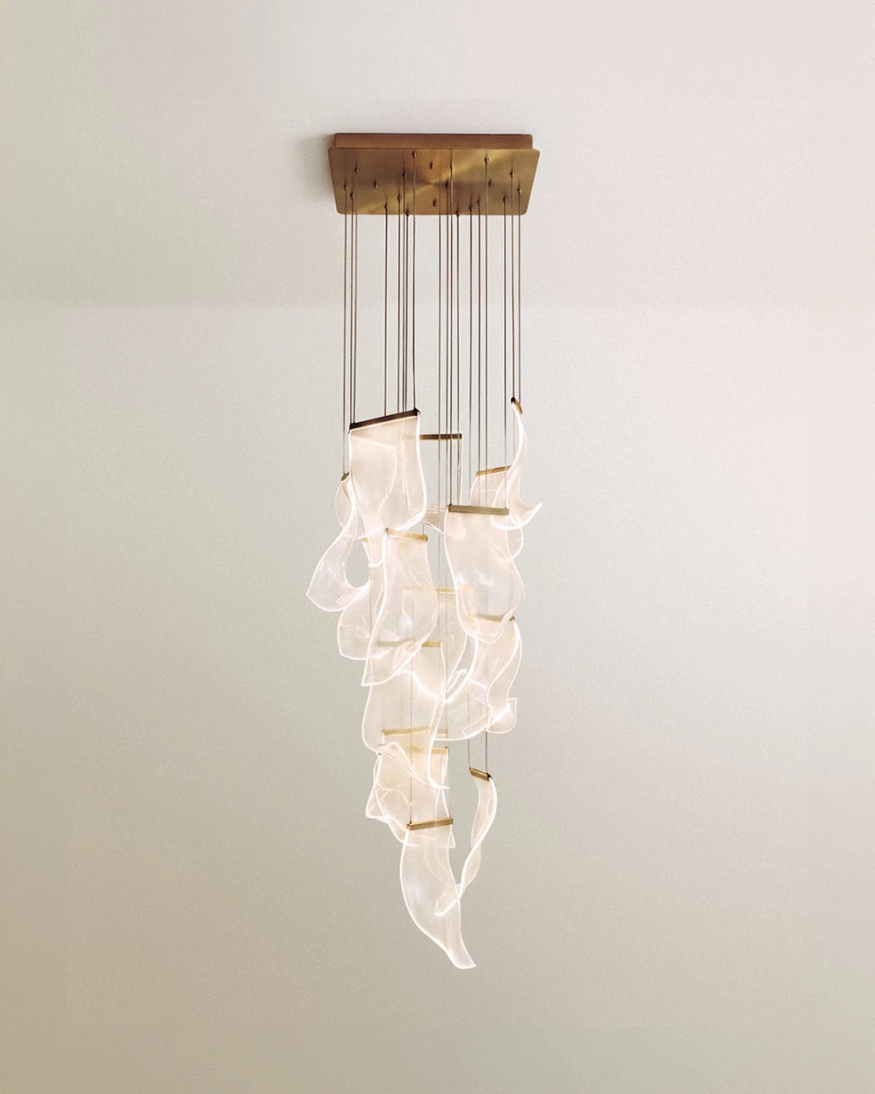Sheets Chandelier (Rectangle Ceiling Mount) - Residence Supply