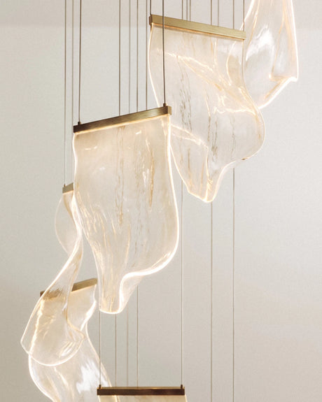 Sheets Chandelier (Rectangle Ceiling Mount) - Residence Supply
