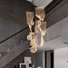 Sheets Chandelier (Rectangle Ceiling Mount) - Modern Chandeliers