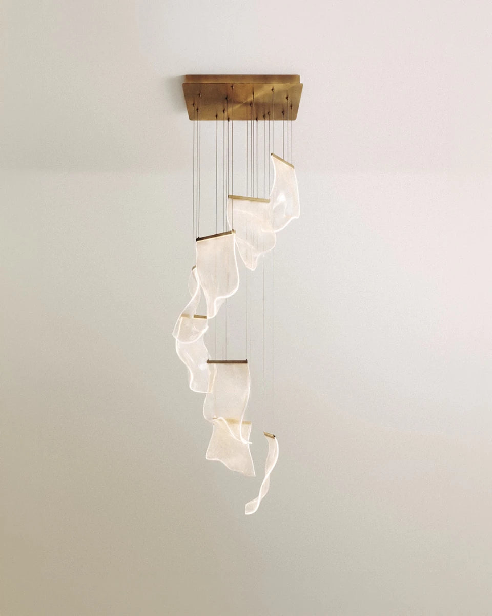 Sheets Chandelier (Rectangle Ceiling Mount) - Residence Supply