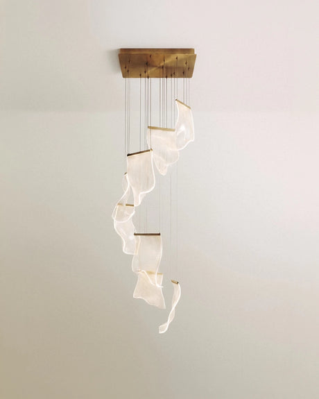 Sheets Chandelier (Rectangle Ceiling Mount) - Residence Supply