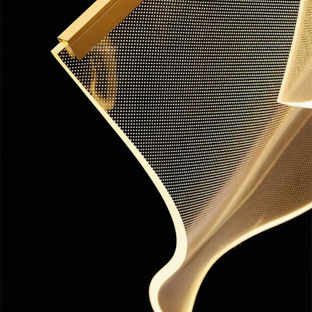 Lámpara de araña Sheets (montaje en techo rectangular)