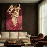 Sheets Chandelier (Rectangle Ceiling Mount) - Residence Supply