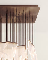 Sheets Chandelier (Rectangle Ceiling Mount) - Residence Supply
