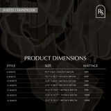 Sheets Chandelier (Round Ceiling Mount) - Residence Supply