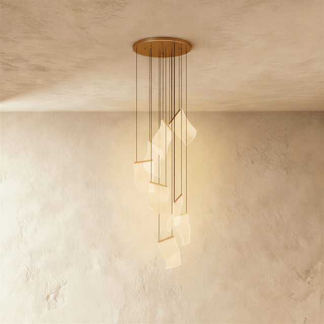 Sheets Chandelier (Round Ceiling Mount) - Residence Supply