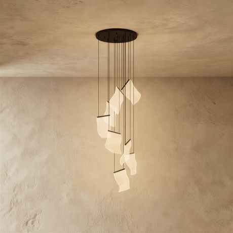 Sheets Chandelier (Round Ceiling Mount) - Residence Supply