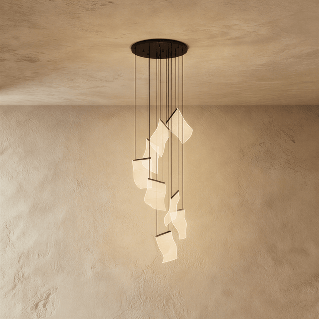 Sheets Chandelier (Round Ceiling Mount) - Residence Supply