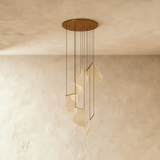 Sheets Chandelier (Round Ceiling Mount) - Residence Supply