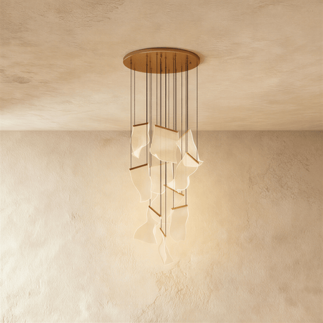 Sheets Chandelier (Round Ceiling Mount) - Residence Supply