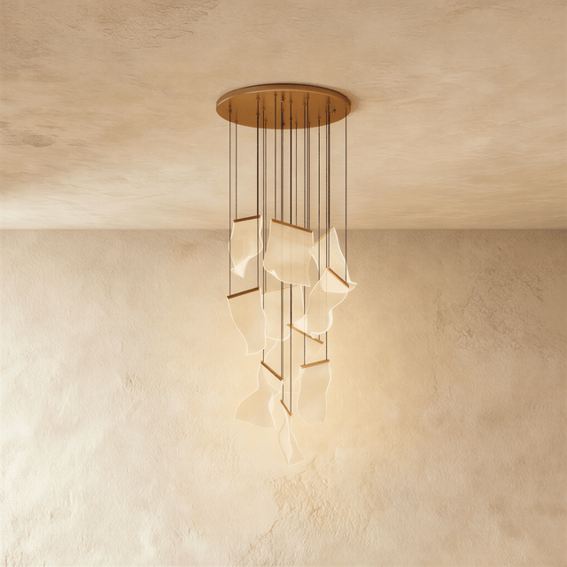 Sheets Chandelier (Round Ceiling Mount) - Residence Supply