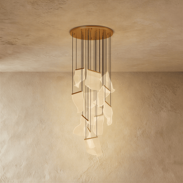 Sheets Chandelier (Round Ceiling Mount) - Residence Supply