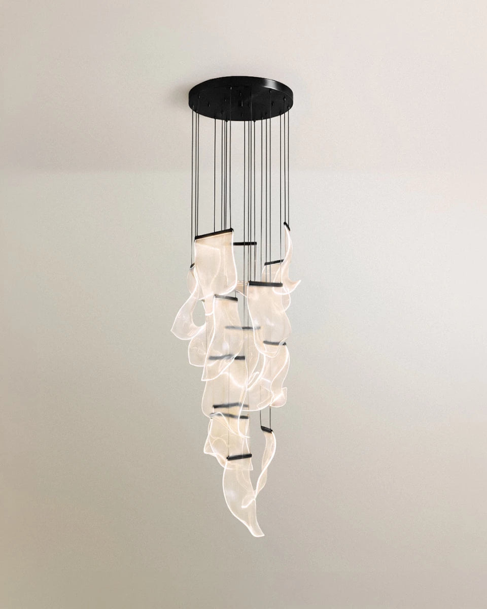 Sheets Chandelier (Round Ceiling Mount) - Residence Supply