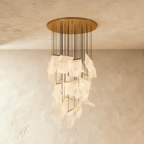 Sheets Chandelier (Round Ceiling Mount) - Residence Supply