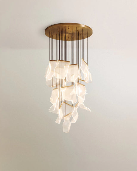 Sheets Chandelier (Round Ceiling Mount) - Residence Supply