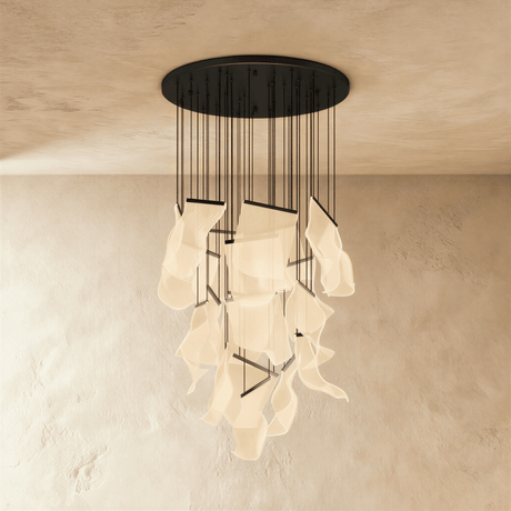 Sheets Chandelier (Round Ceiling Mount) - Residence Supply
