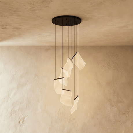 Sheets Chandelier (Round Ceiling Mount) - Residence Supply