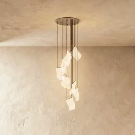 Sheets Chandelier (Round Ceiling Mount) - Residence Supply