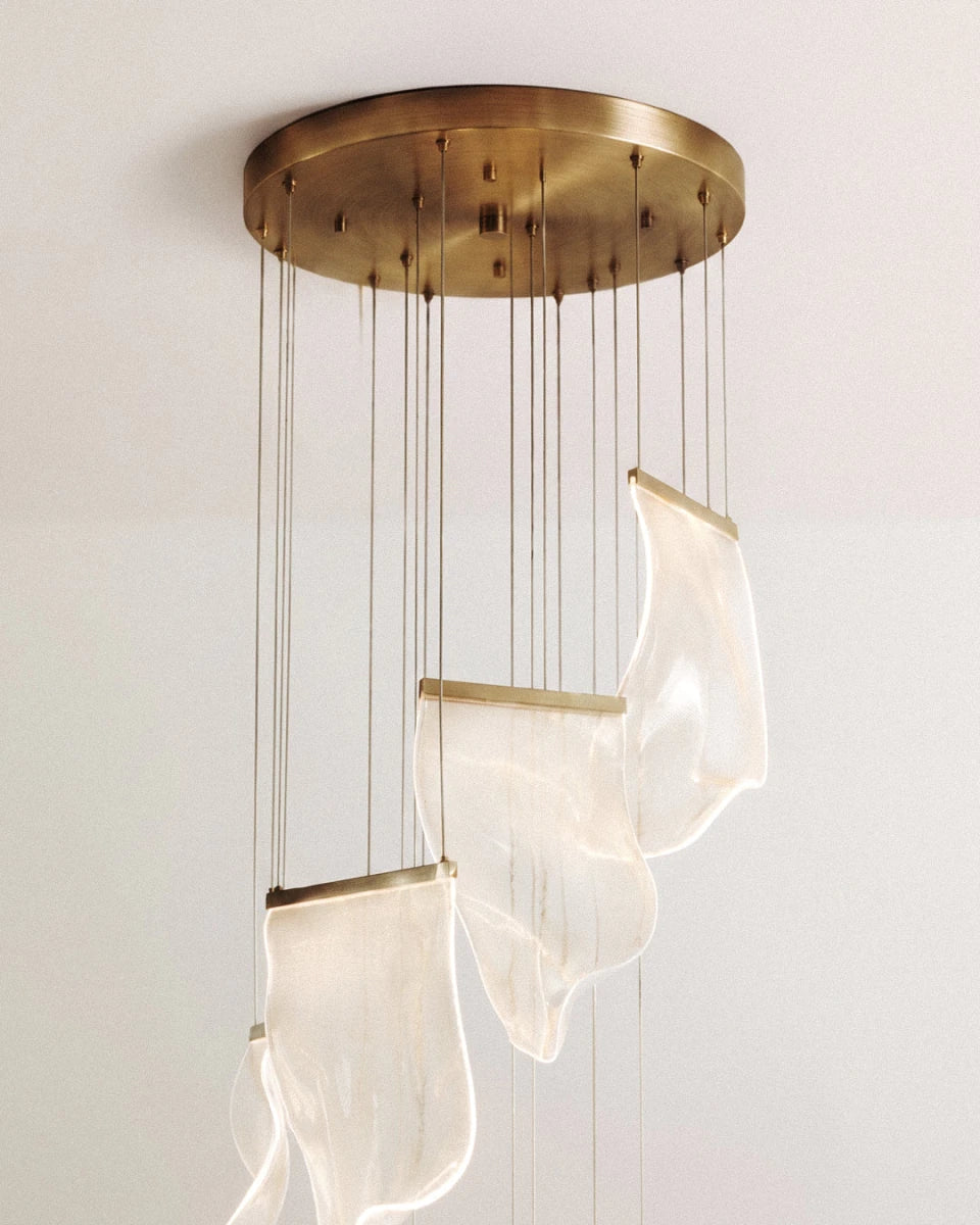 Sheets Chandelier (Round Ceiling Mount) - Residence Supply