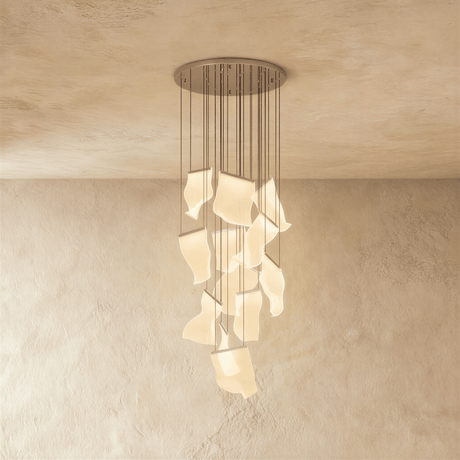 Sheets Chandelier (Round Ceiling Mount) - Residence Supply