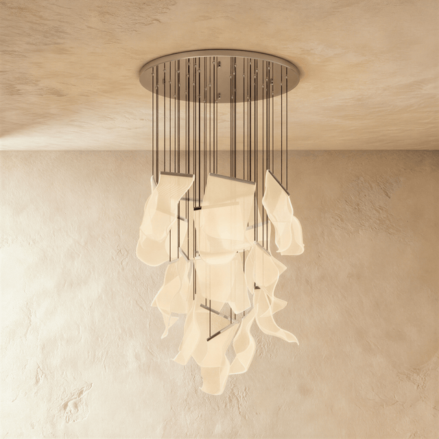 Sheets Chandelier (Round Ceiling Mount) - Residence Supply