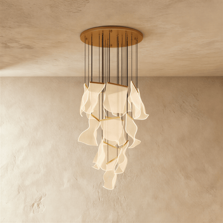Sheets Chandelier (Round Ceiling Mount) - Residence Supply