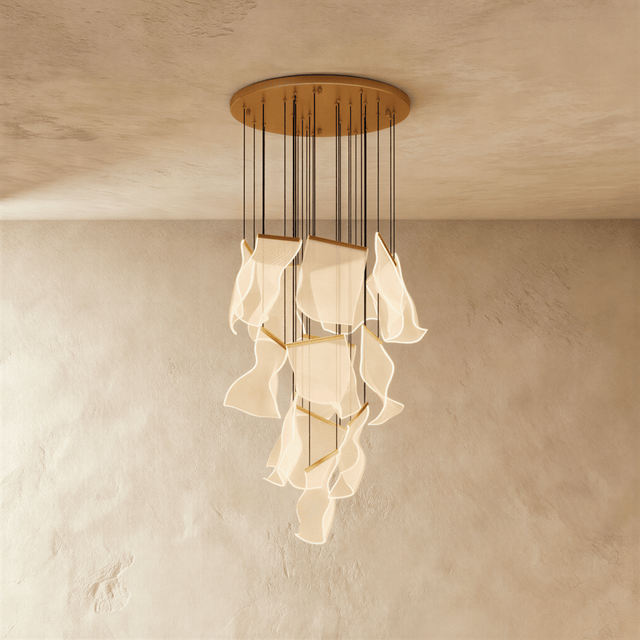 Sheets Chandelier (Round Ceiling Mount) - Residence Supply