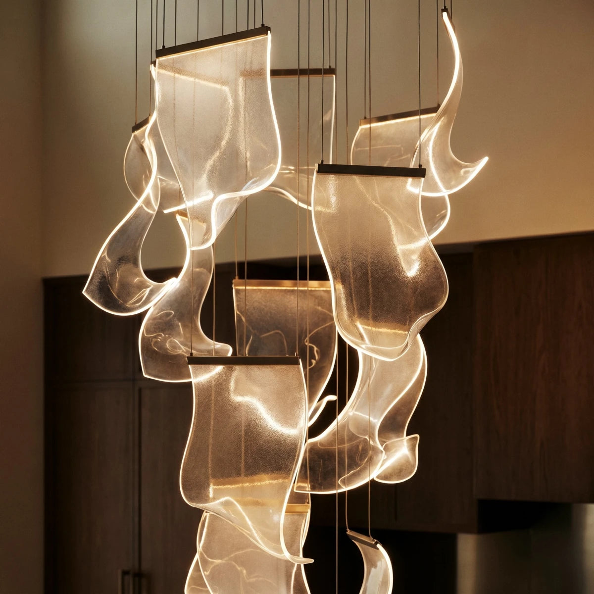 Sheets Chandelier (Round Ceiling Mount) - Residence Supply